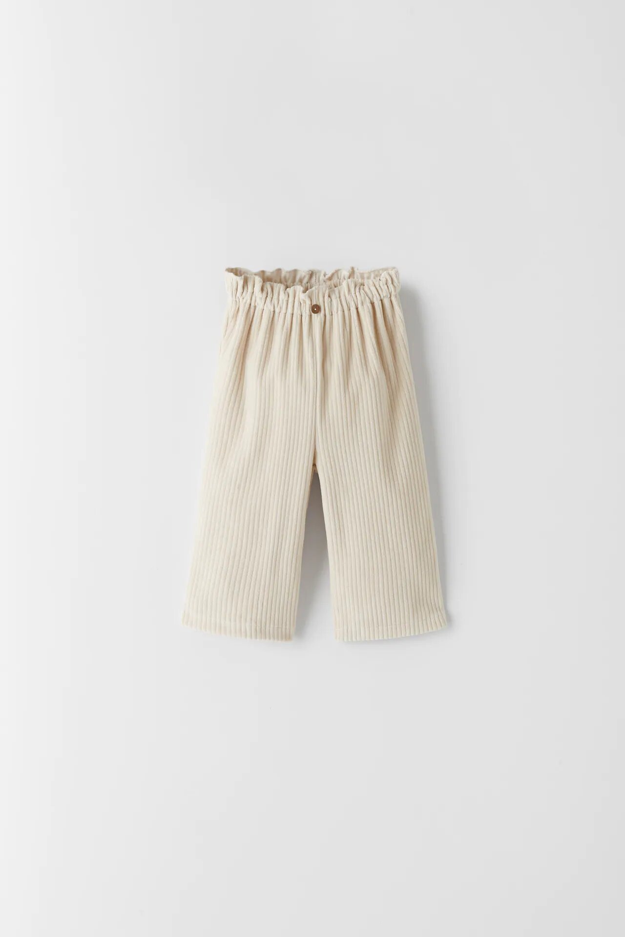 

Брюки кюлоты из вельвета для девочки 5834 ZARA 92 Молочный 43621