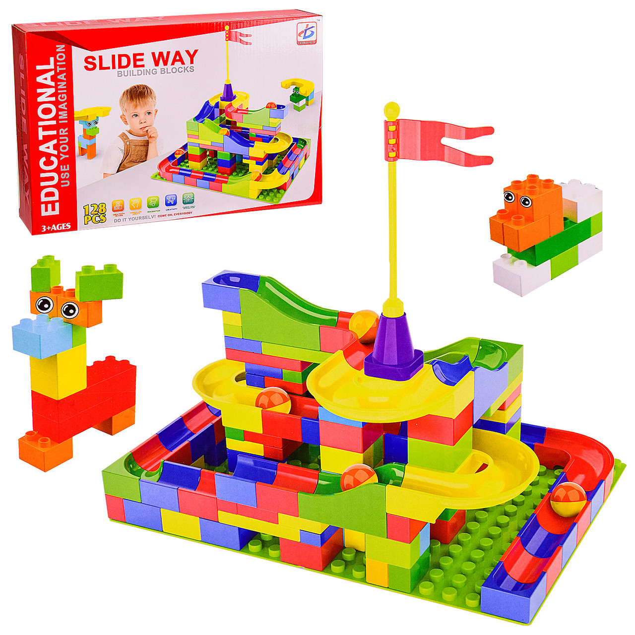 

Конструктор 79128(24шт/2)128 дет., в кор. 37*8.5*24 см(КИ)