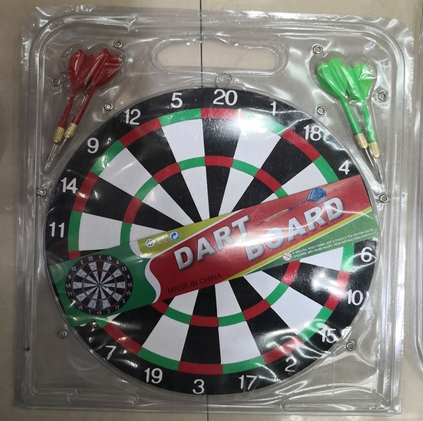 

Дартс DD1701 (24 шт) с дротиками 17'', в слюде 43*1,2см(КИ)