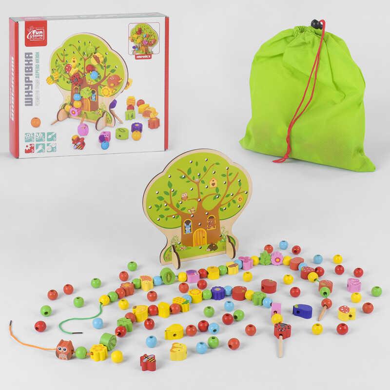 

Гр Деревянная игра 46395 (24) "FUN GAME" 102 элемента, в коробке