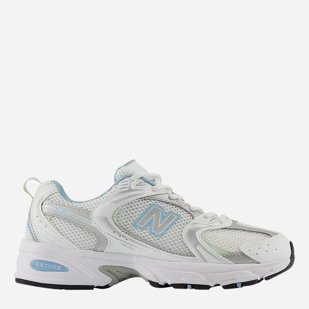 Акція на Чоловічі кросівки New Balance 530 MR530SGB 44 (10US) 28 см Білі/Блакитні від Rozetka