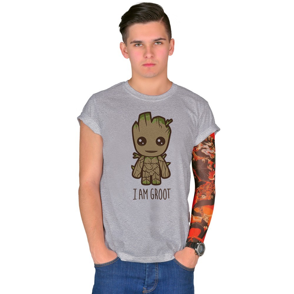 

Футболка FANBOLKA Малыш Грут Стражи Галактики  Светло-серая меланжевая, Футболка FANBOLKA Малыш Грут Стражи Галактики S Светло-серая меланжевая