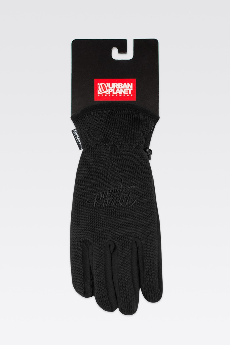 

Перчатки зимние Urban Planet KNITED BLK Размер M черные