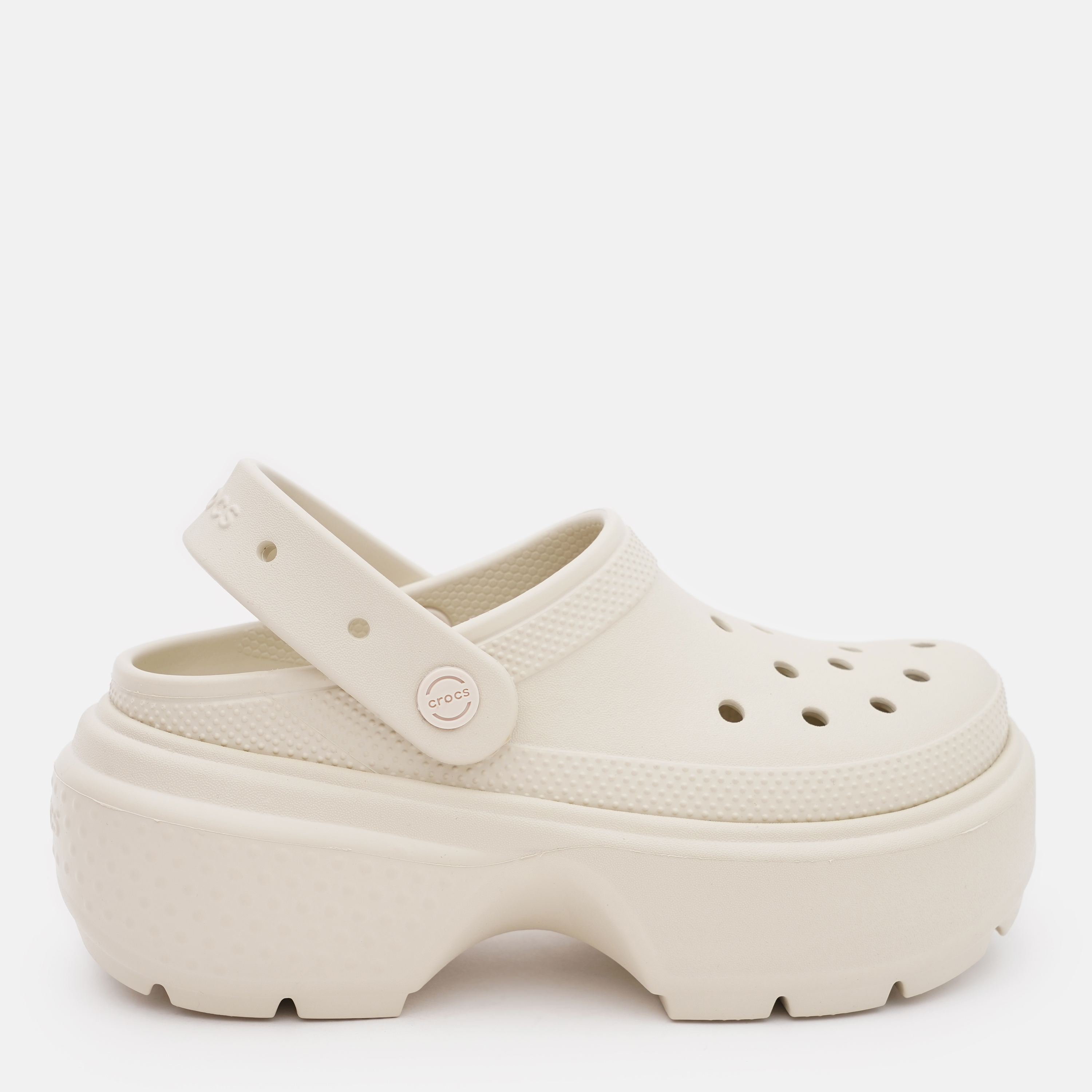 Акція на Жіночі крокси Crocs Stomp Clog Bone 209347-2Y2 38-39 (W8) 24 см Бежеві від Rozetka