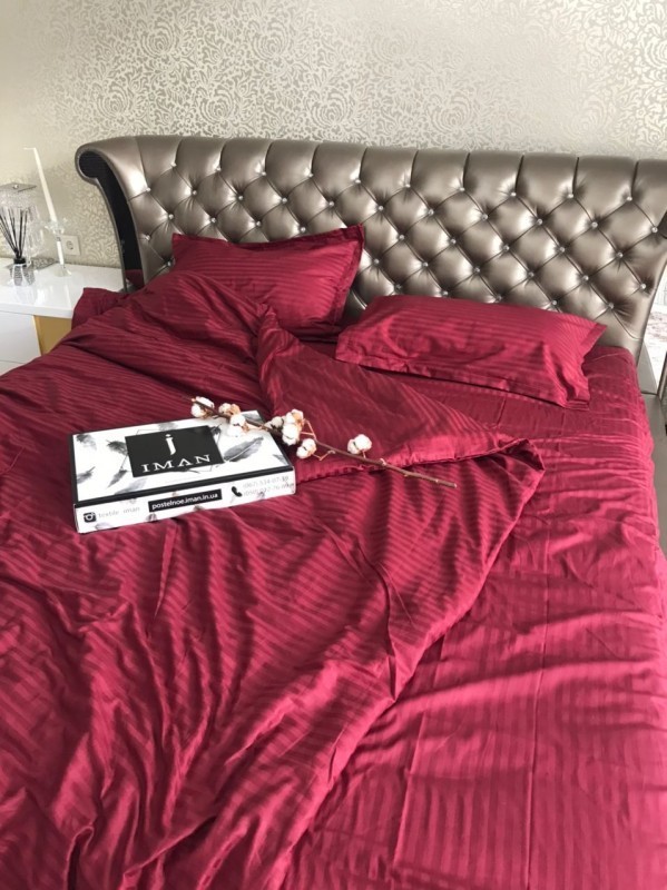 

Комплект постельного белья IMAH 100% Хлопок (простынь на резинке) King Size 206k7070rezsh