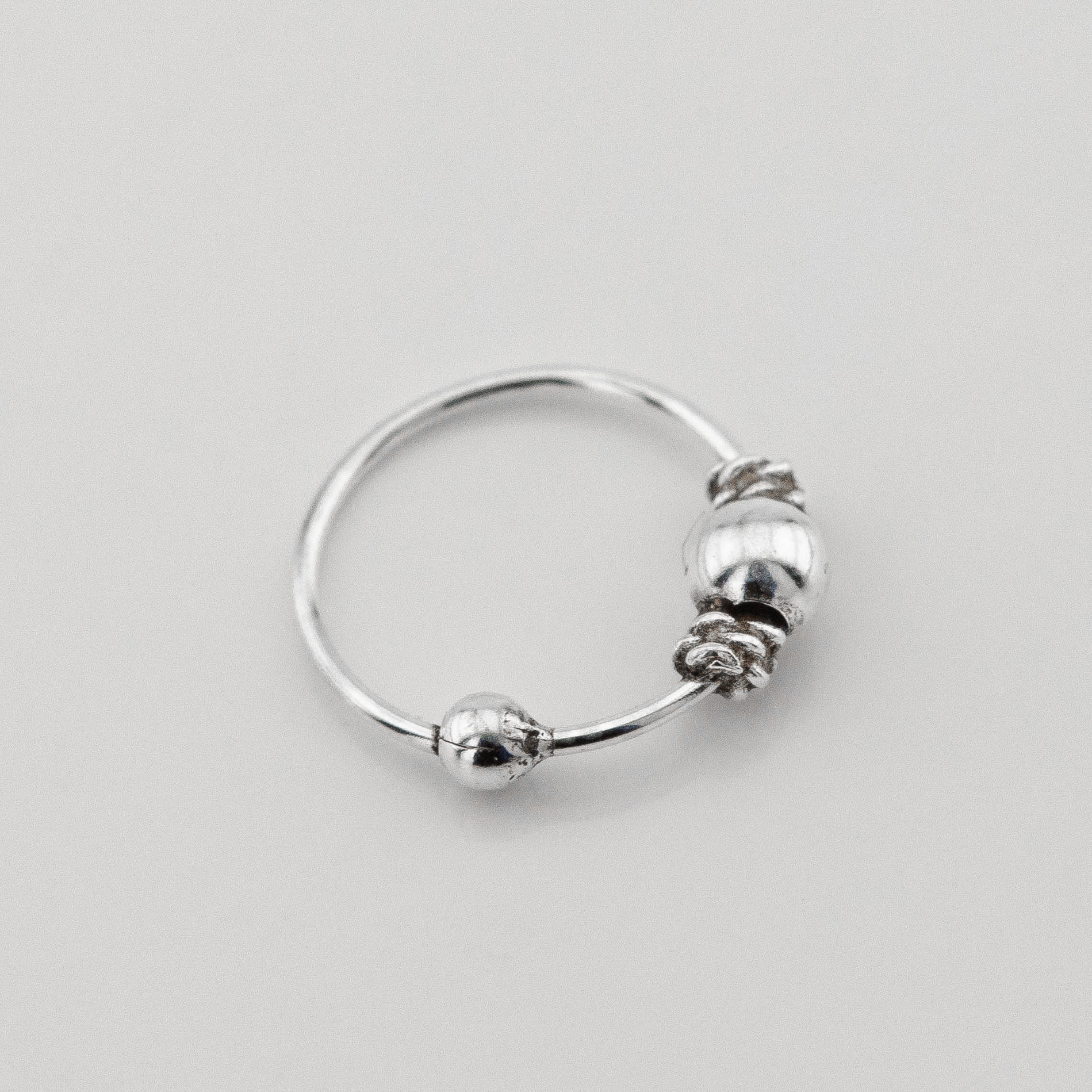 

Серебряное колечко в нос k22048 Диамант