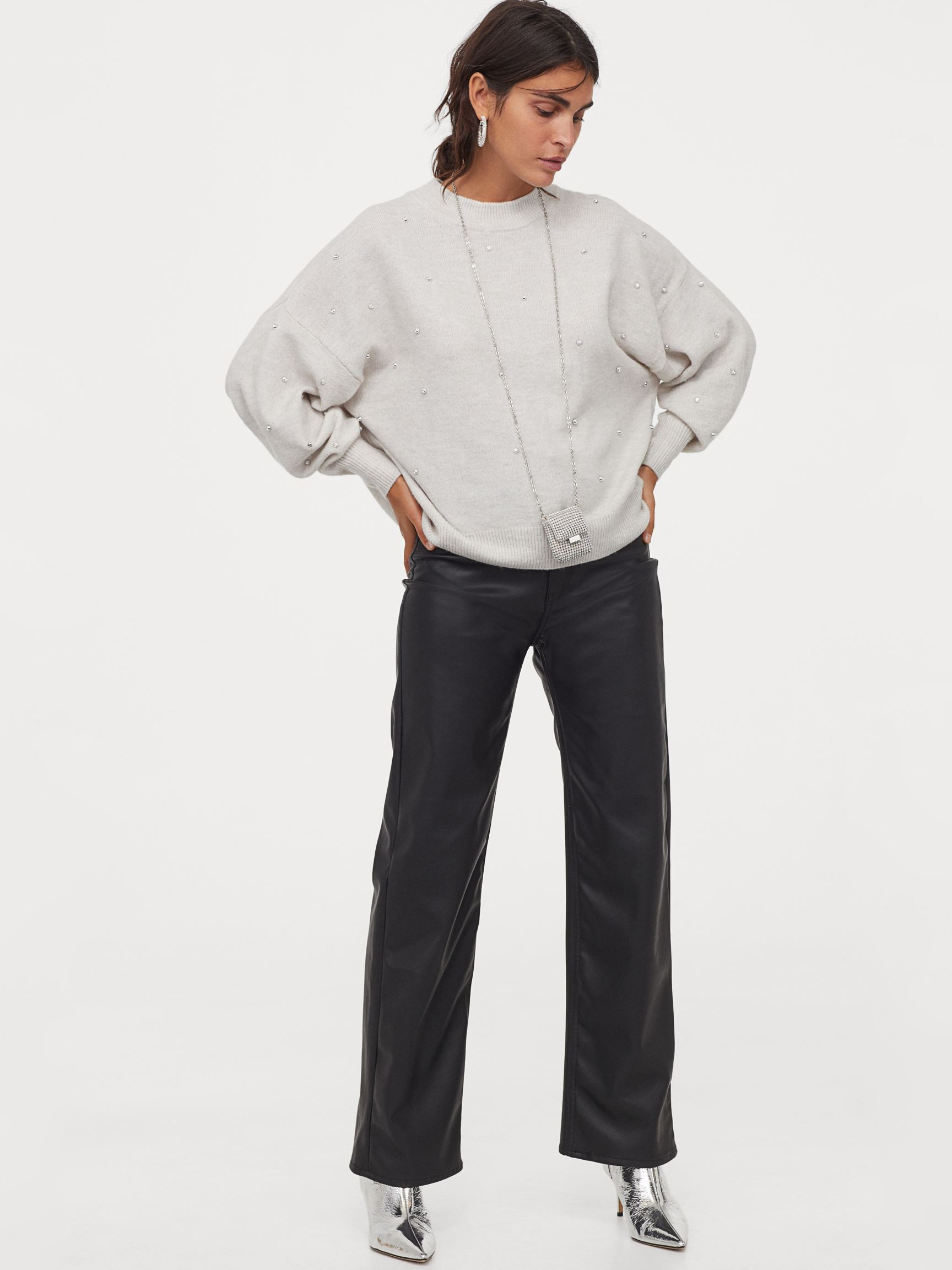 

Джемпер H&M 060874372 S Светло-бежевый