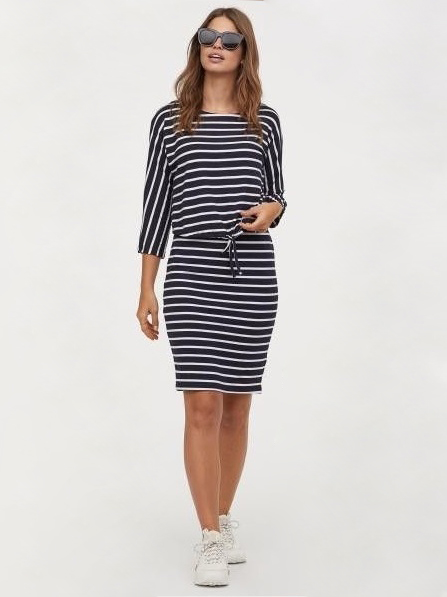 

Платье для кормящих мам H&M 060717683 L Темно-синее