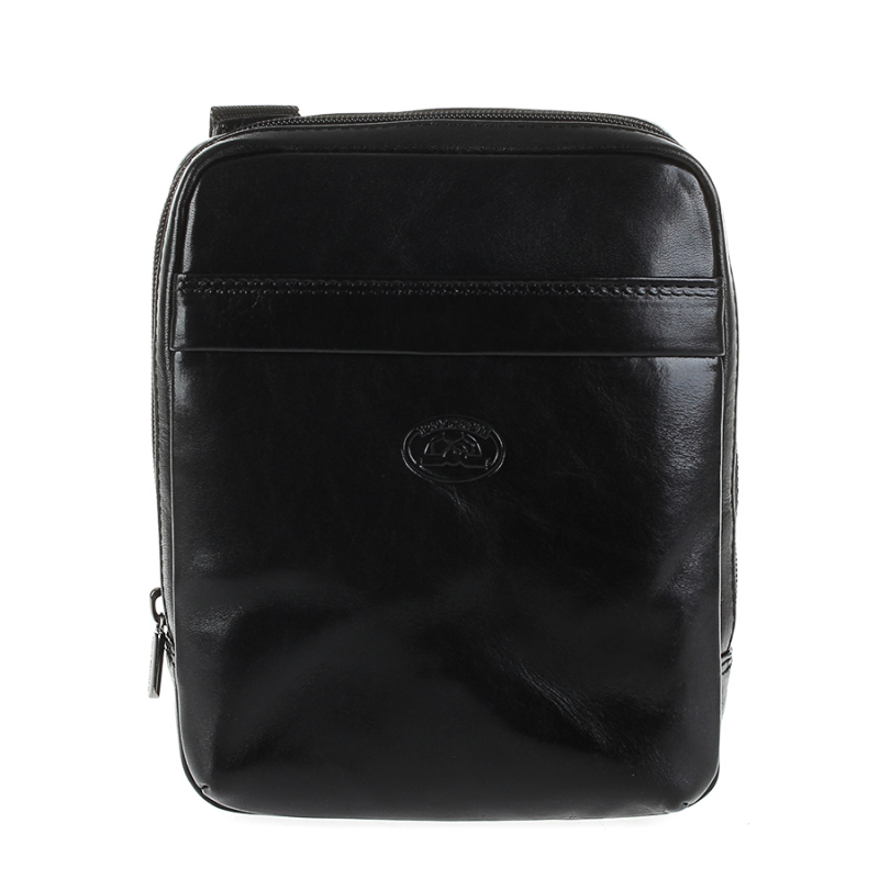 

Барсетка Tony Perotti Italico 6056G-15 nero кожаная черная мужская