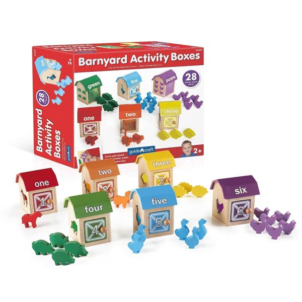 

Набір-сортер Guidecraft Manipulatives Хто в будиночку (G5059)