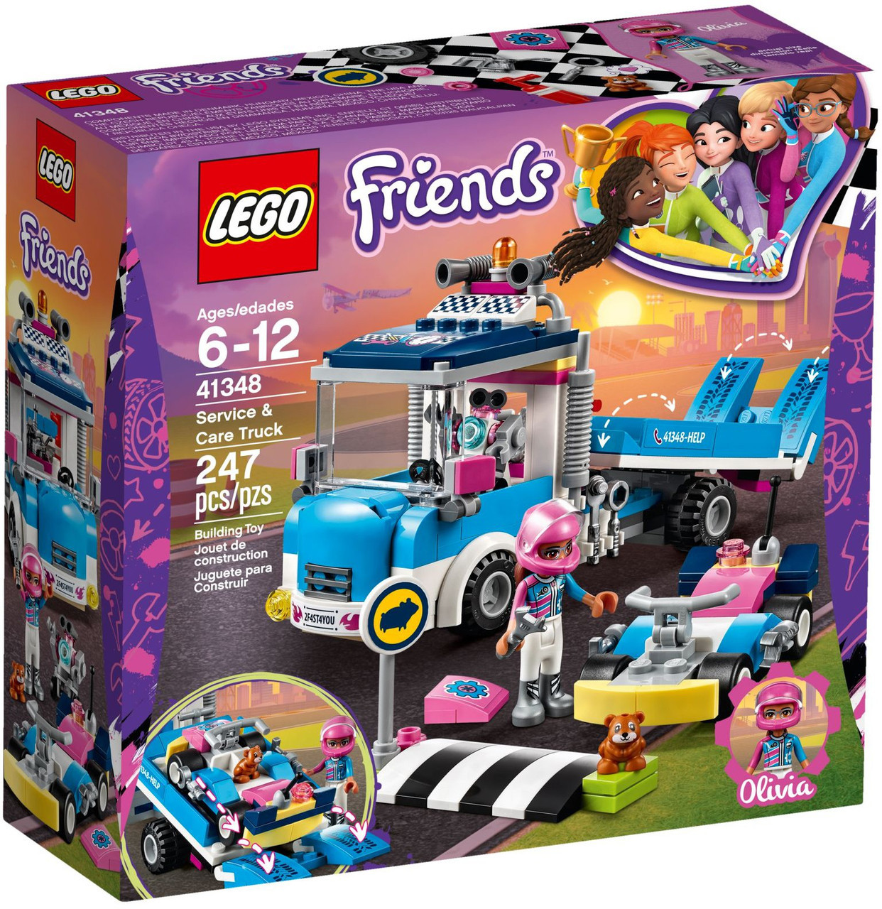 

Lego Friends Грузовик техобслуживания 41348