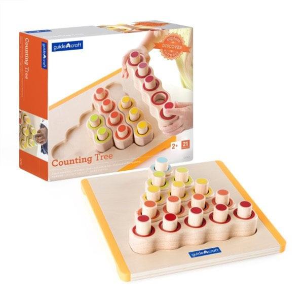 

Дерев'яний сортер Guidecraft Manipulatives Рахункове дерево (G6903)