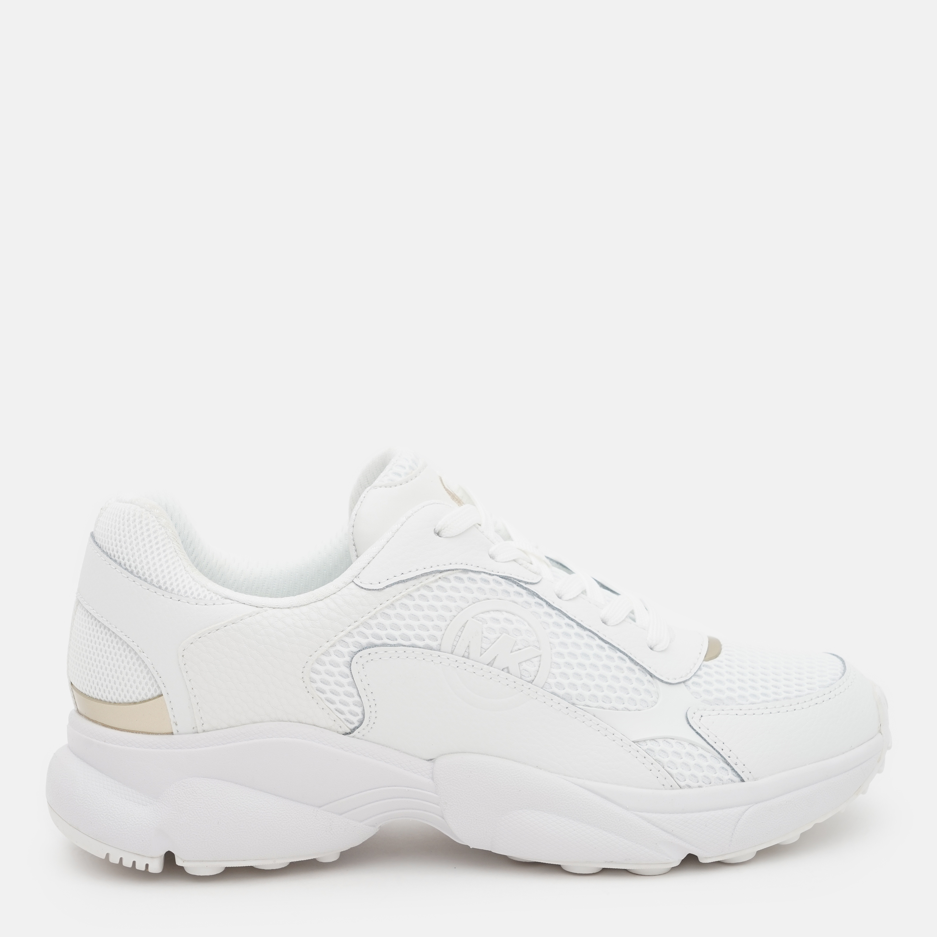 Акція на Жіночі кросівки Michael Kors Sami Trainer 43S4SMFSBD-085 39 (9US) 25.3 см Optic White від Rozetka