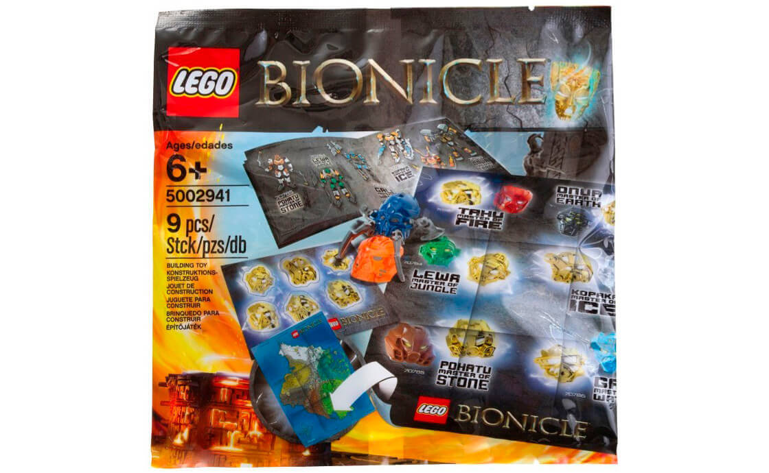 

Конструктор LEGO Біонікл: пак героя 9 деталей (5002941)