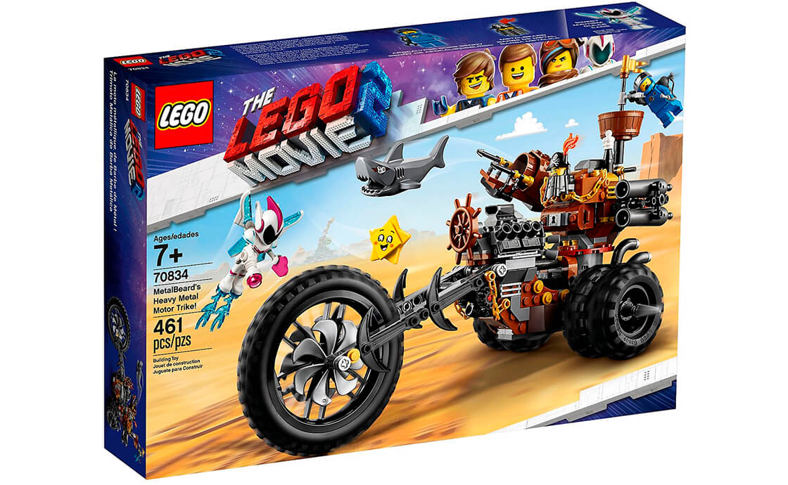 

Конструктор LEGO Триколісний рок-мотоцикл Залізної Бороди 461 деталей (70834)