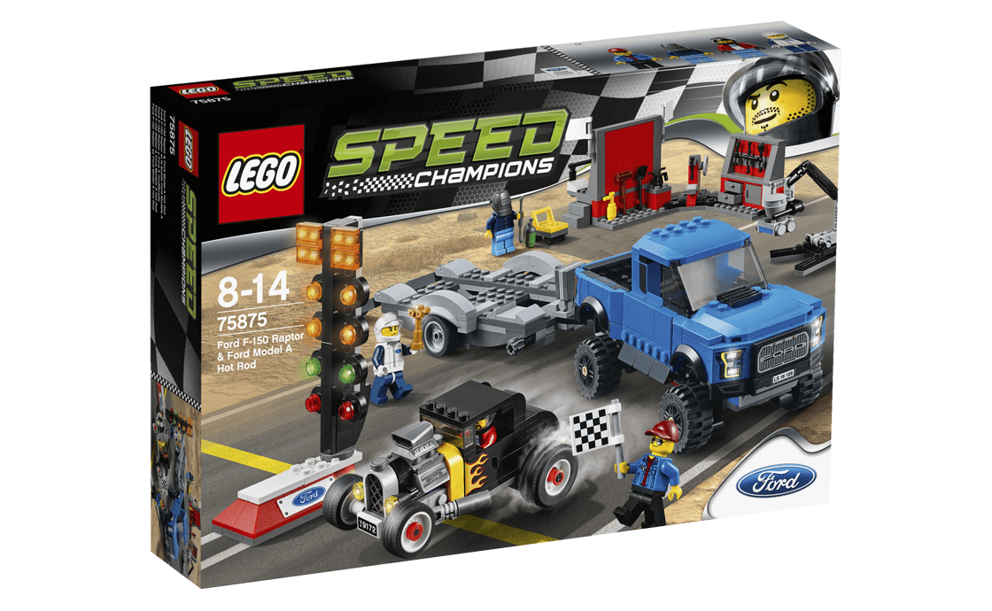 

Конструктор LEGO Ford F-150 Raptor і модель Хот Род 664 деталей (75875)