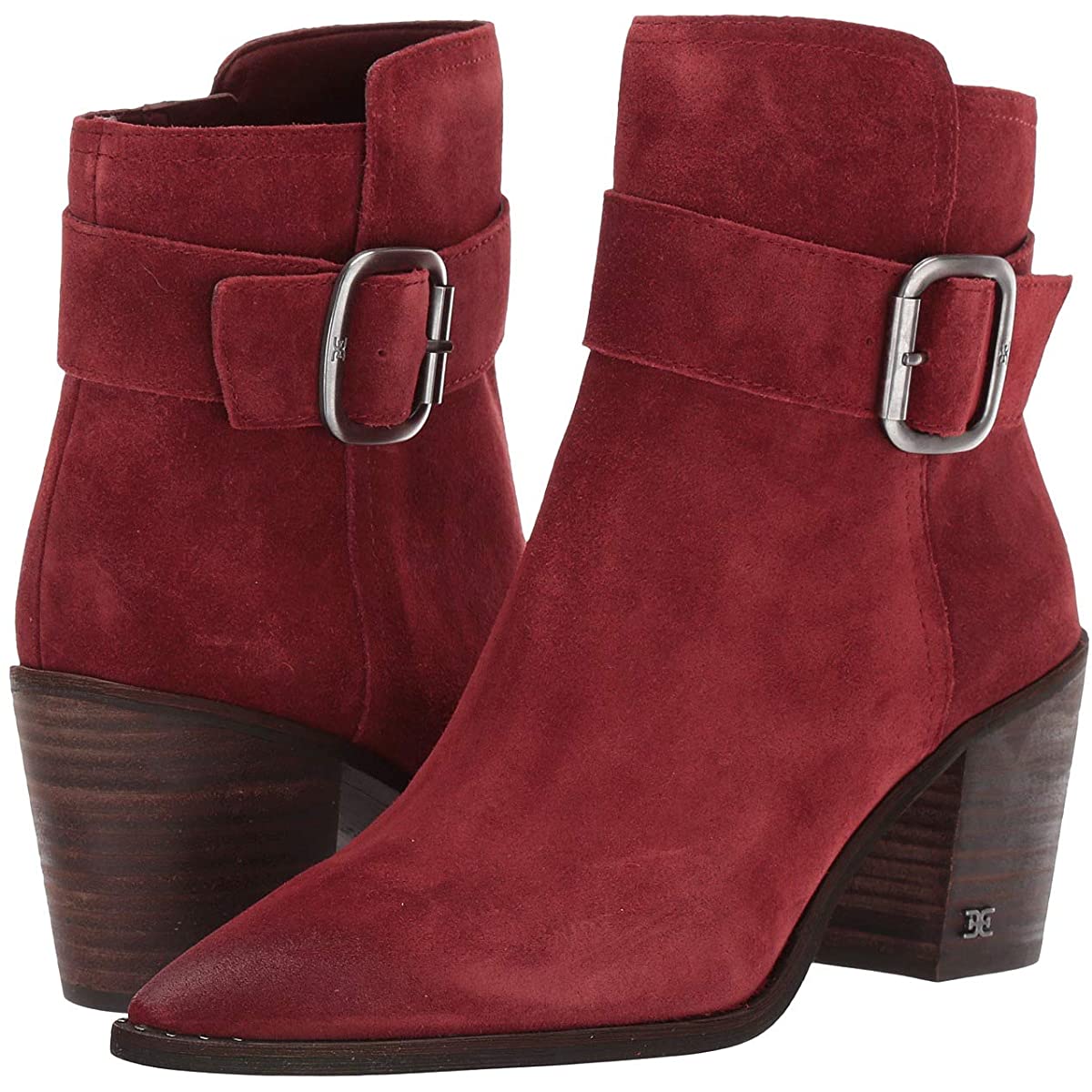 

Ботильоны женские Sam Edelman Leonia Бордовый размер 35.5