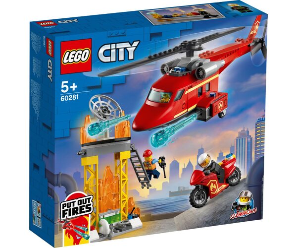 

Конструктор LEGO City Спасательный пожарный вертолёт (60281)