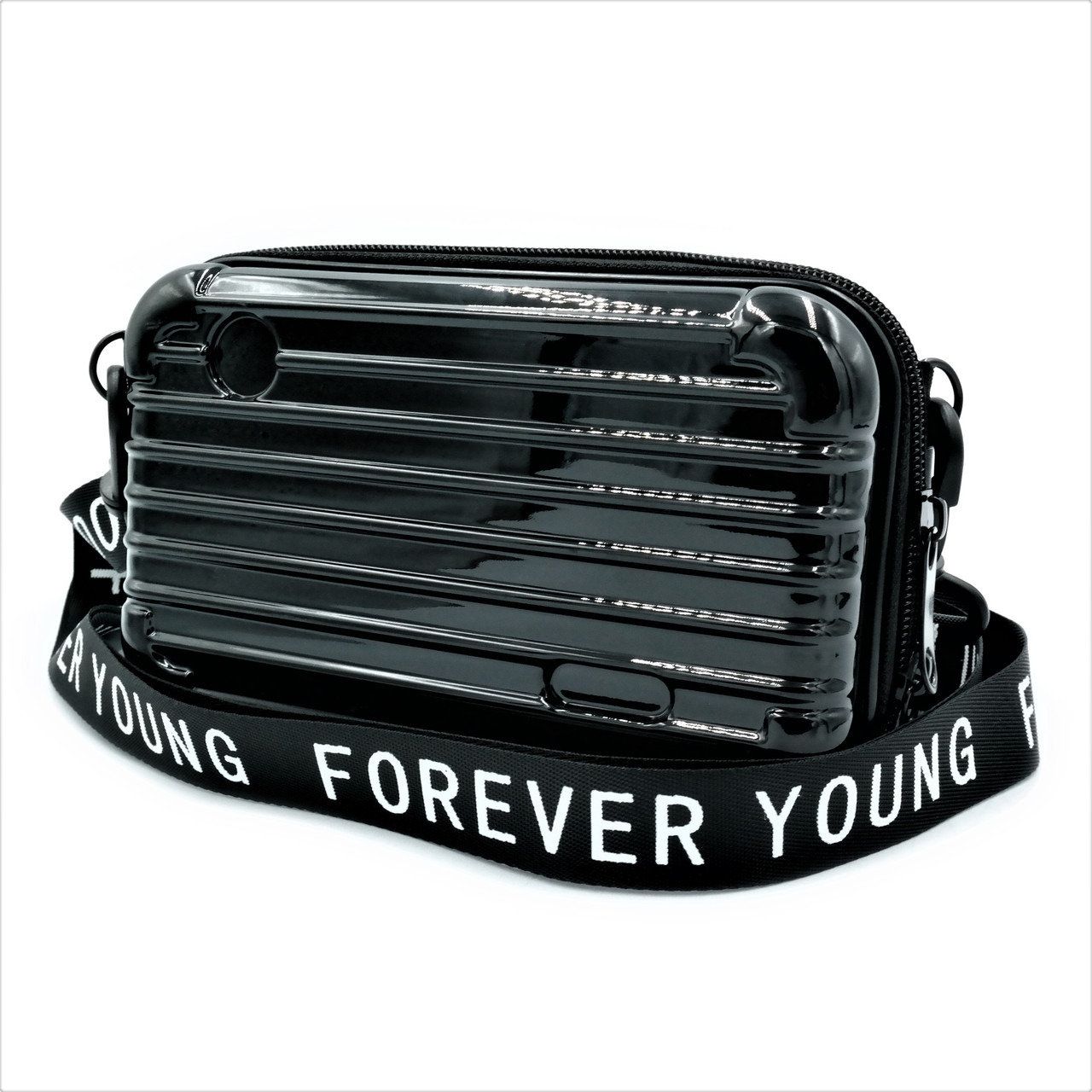 

Сумка женская на плечо Forever young 18х10х6 см Черный