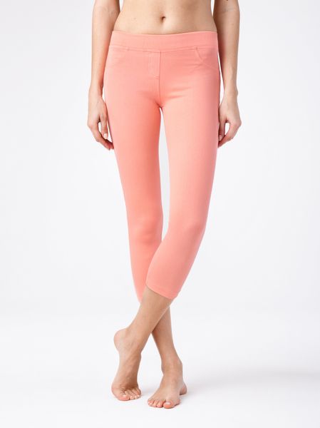 

Моделирующие бриджи из однотонного трикотажного полотна "джинс" Conte Elegant TINA,  (170-90), peach, Моделирующие бриджи из однотонного трикотажного полотна "джинс" Conte Elegant TINA, XS (170-90), peach,