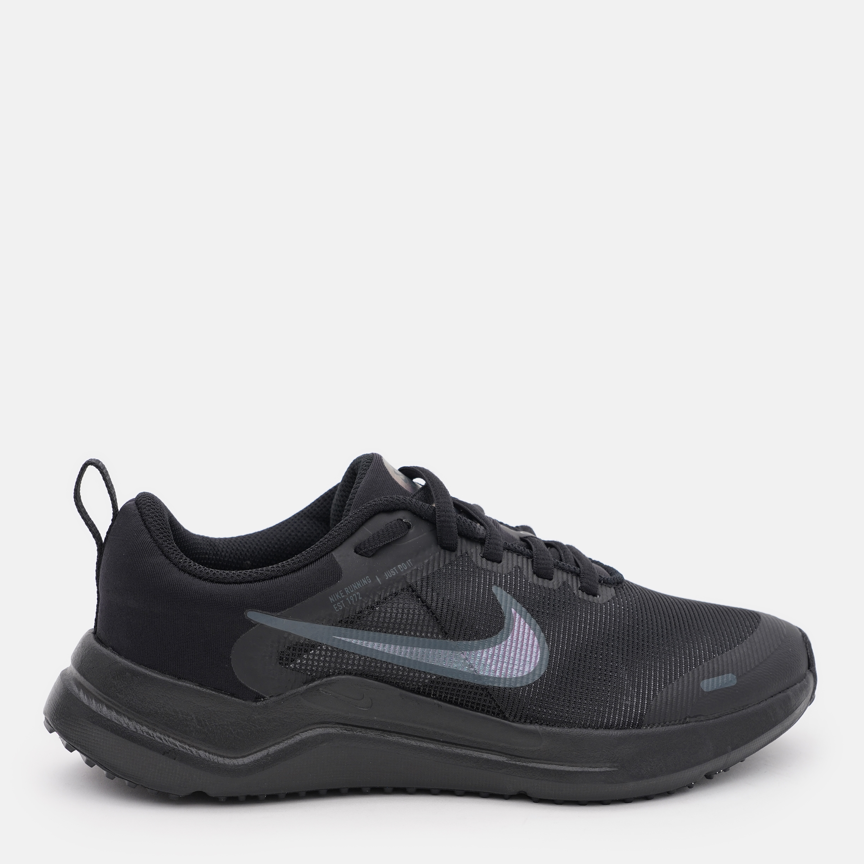 Акція на Підліткові кросівки для хлопчика Nike Downshifter 12 Nn (Gs) DM4194-002 38 Black/Black-Lt Smoke Grey від Rozetka