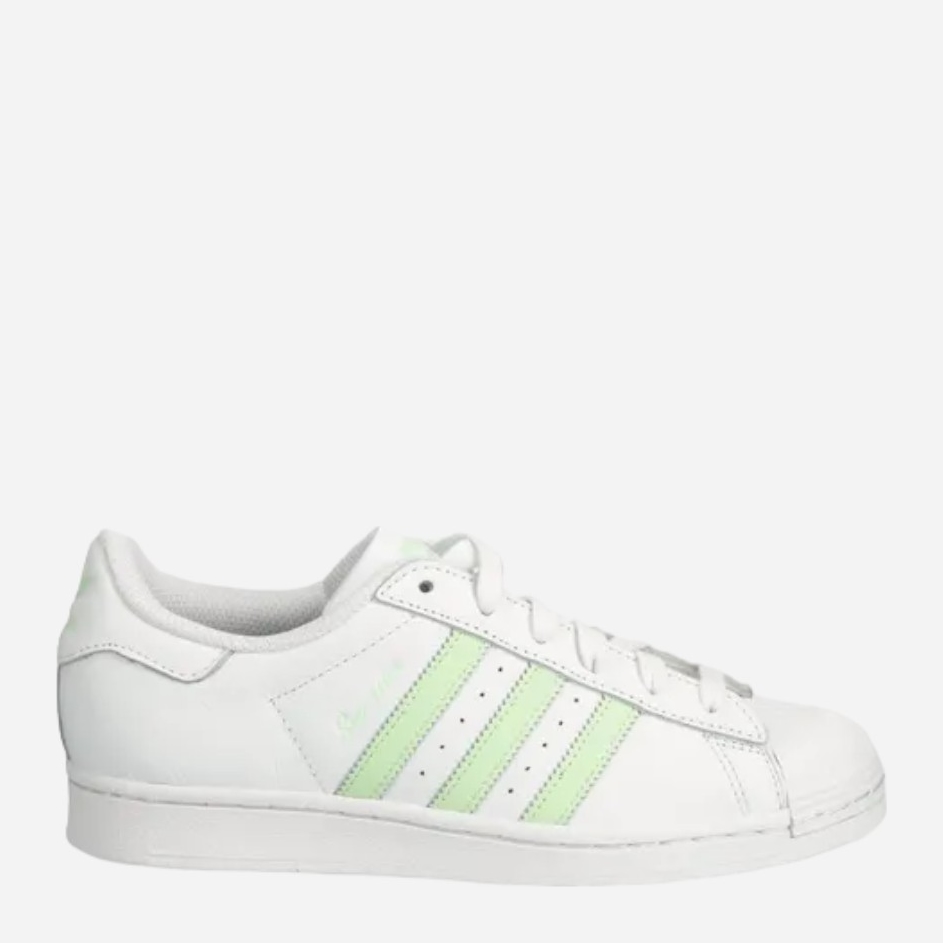 Акція на Жіночі кеди низькі adidas Originals Superstar W IE3005 36.5 (4UK) Білий/Салатовий від Rozetka