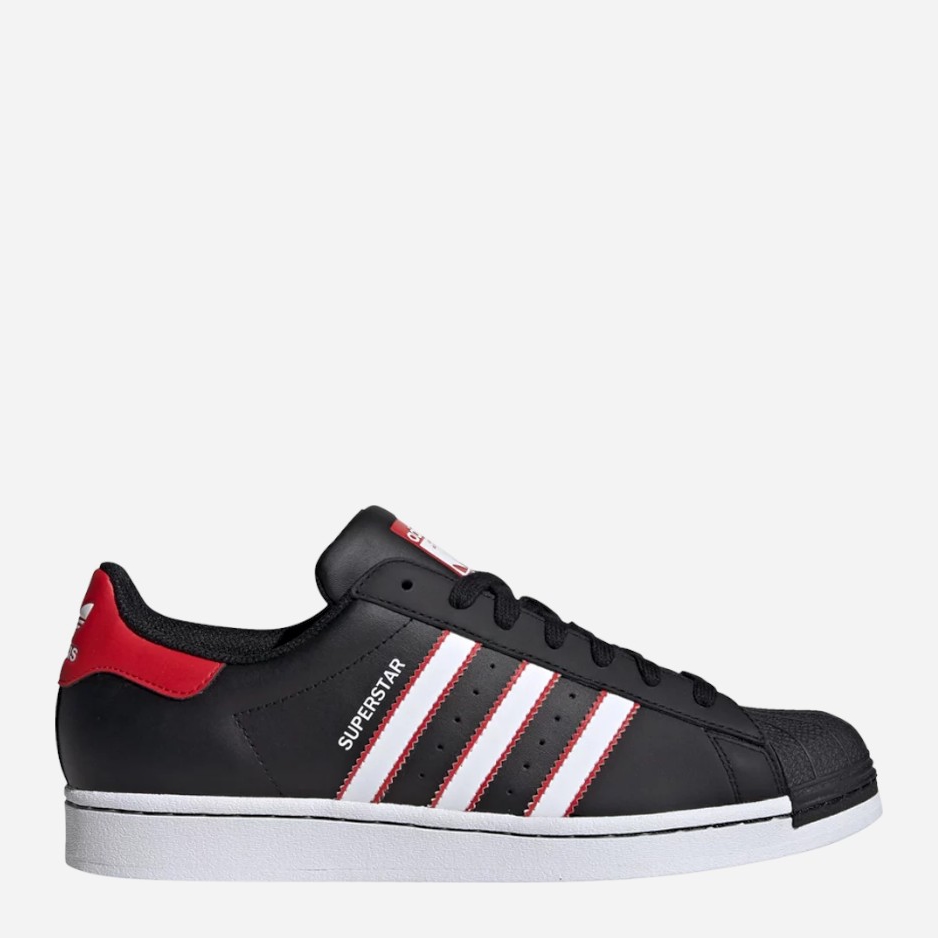 Акція на Чоловічі кеди низькі adidas Originals Superstar IF3631 45.5 (10.5UK) Чорний/Білий від Rozetka