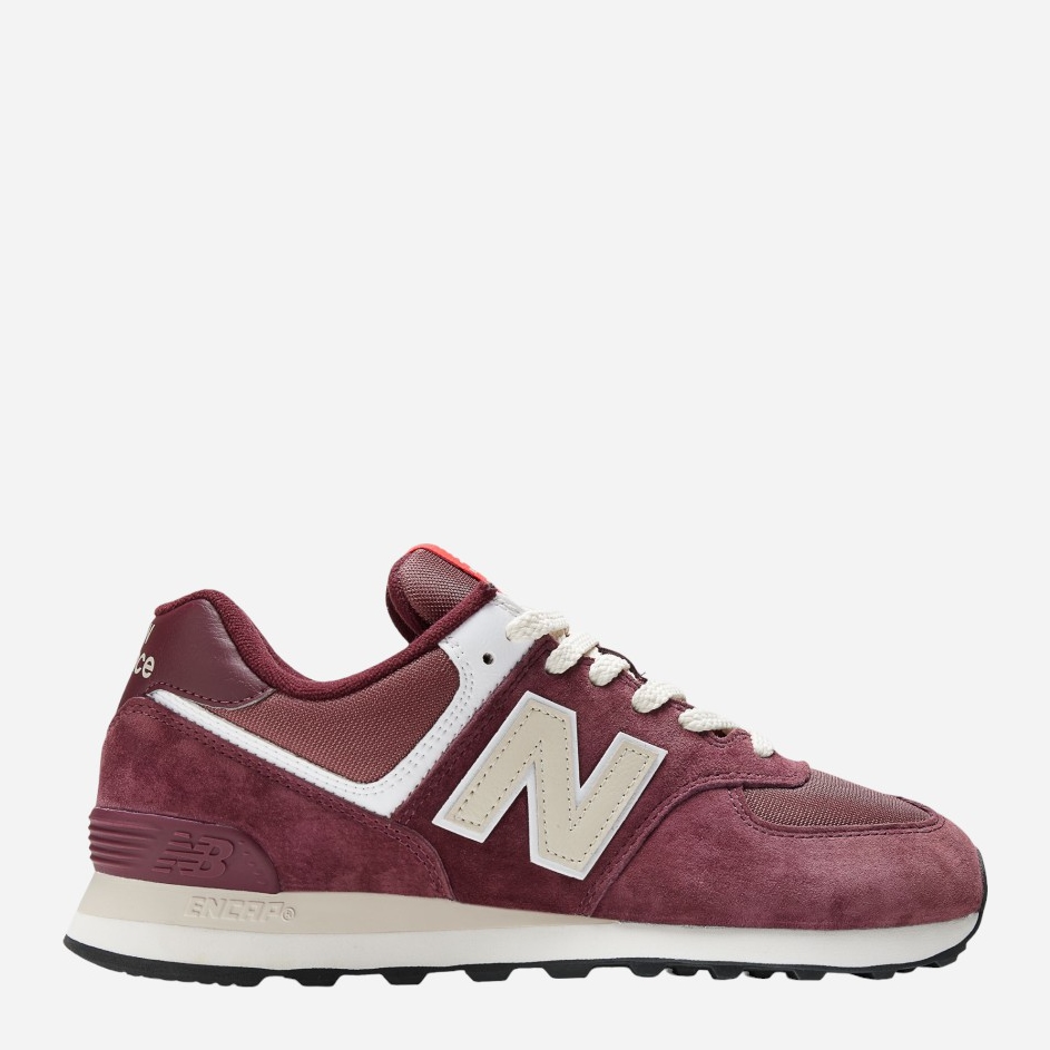 Акція на Чоловічі кросівки New Balance 574 U574 44 (10US) Бордові від Rozetka