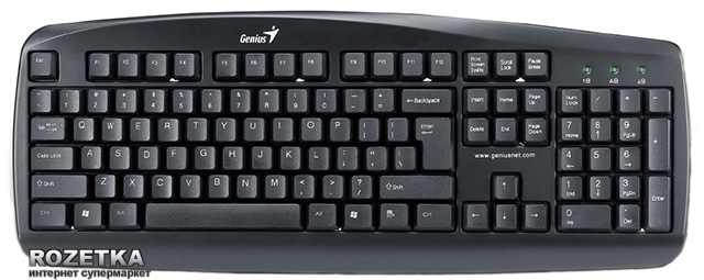 Клавиатура проводная Genius KB-110 PS/2 (31300689104) – низкие цены ...