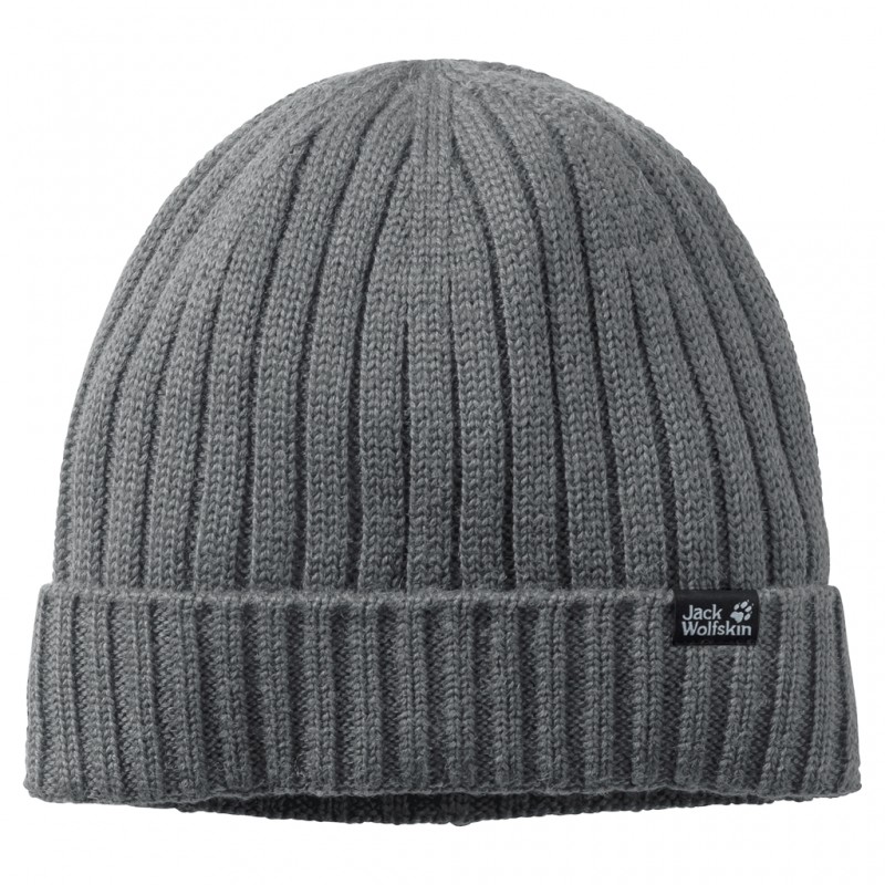 

Шапка STORMLOCK RIP KNIT CAP Jack Wolfskin 1907121-6110 OS Серый