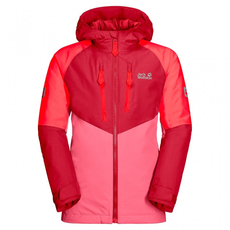 

Куртка горнолыжная GREAT SNOW JACKET KIDS Jack Wolfskin 1608571-2172 116 Коралловый (4060477601700)