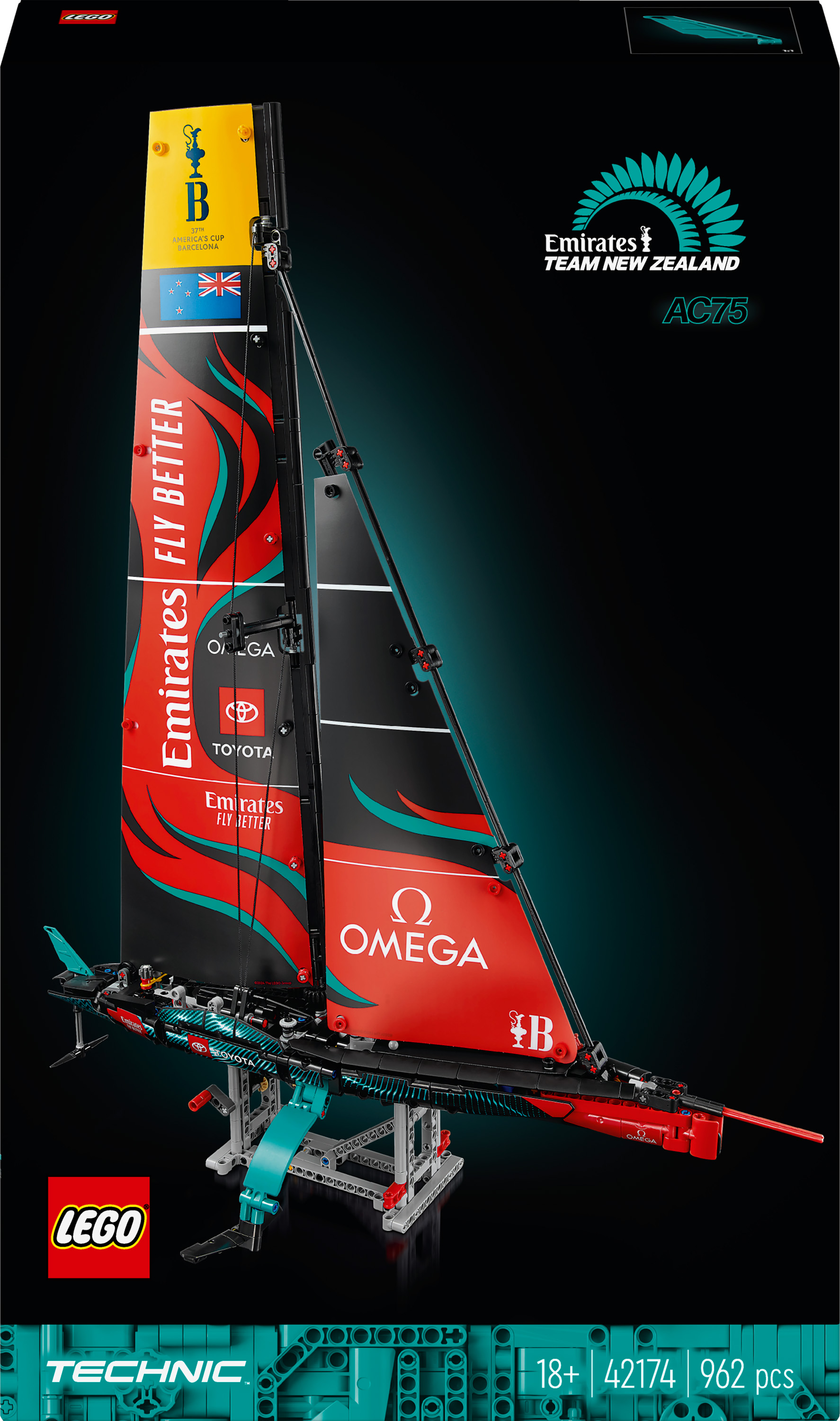 Конструктор LEGO Technic Яхта Emirates Team New Zealand AC75 962
