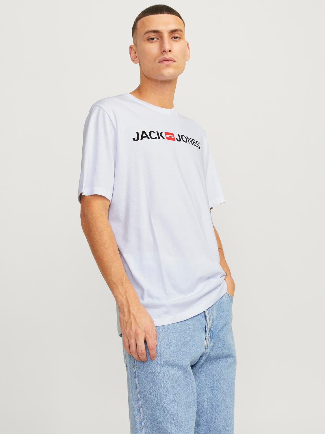 Акція на Футболка Jack & Jones 12137126-13 XL White від Rozetka