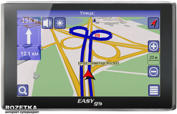 GPS навигатор EasyGo 500Bi Навител – низкие цены, кредит, оплата .