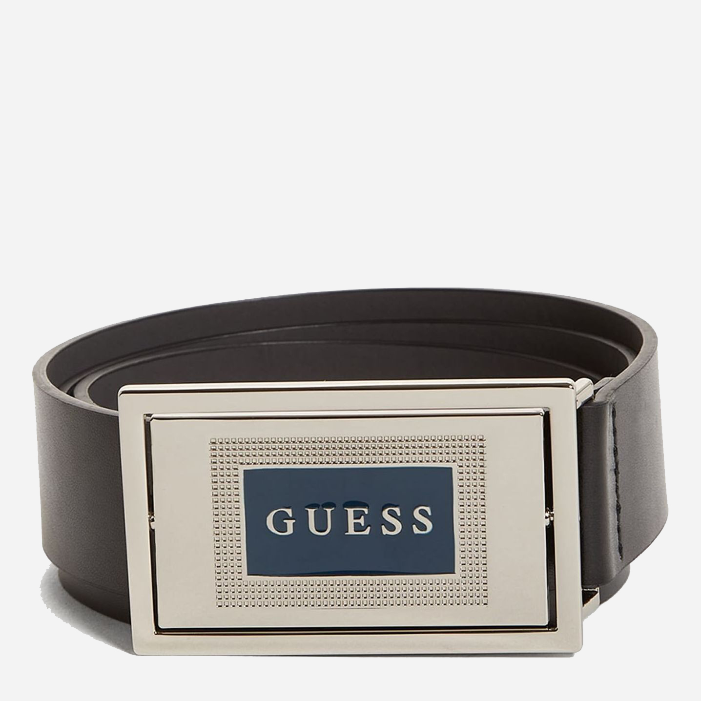 Акція на Ремінь чоловічий Guess 836977482 34 Чорний від Rozetka