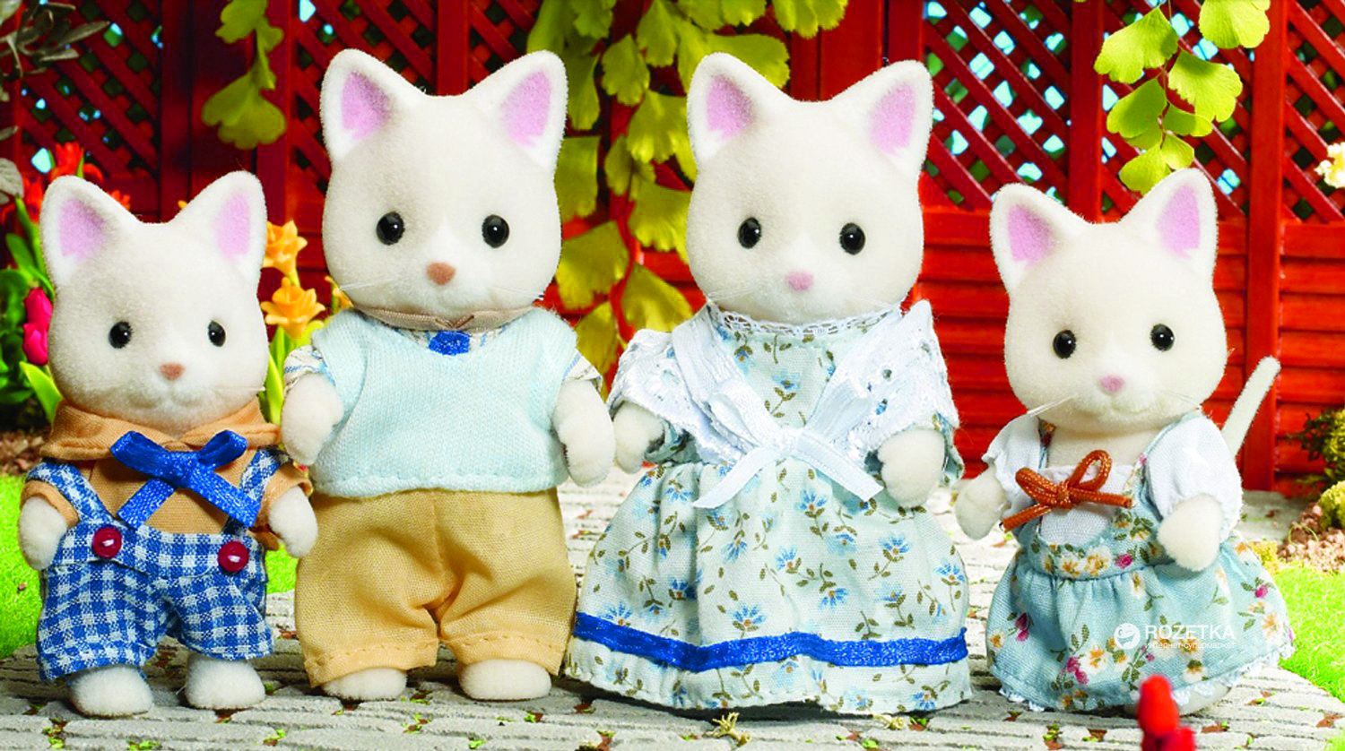 Набор фигурок - Семья Рыженьких котов из серии Sylvanian Families