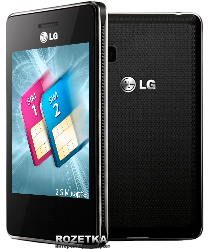 Беглый обзор телефона с поддержкой двух сим-карт LG T370