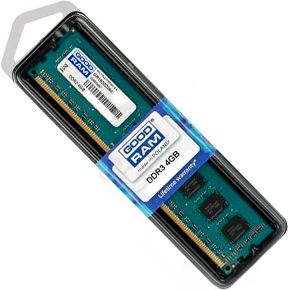 

Оперативная память Goodram DDR3-1600 4096MB PC3-12800 (GR1600D364L11/4G)