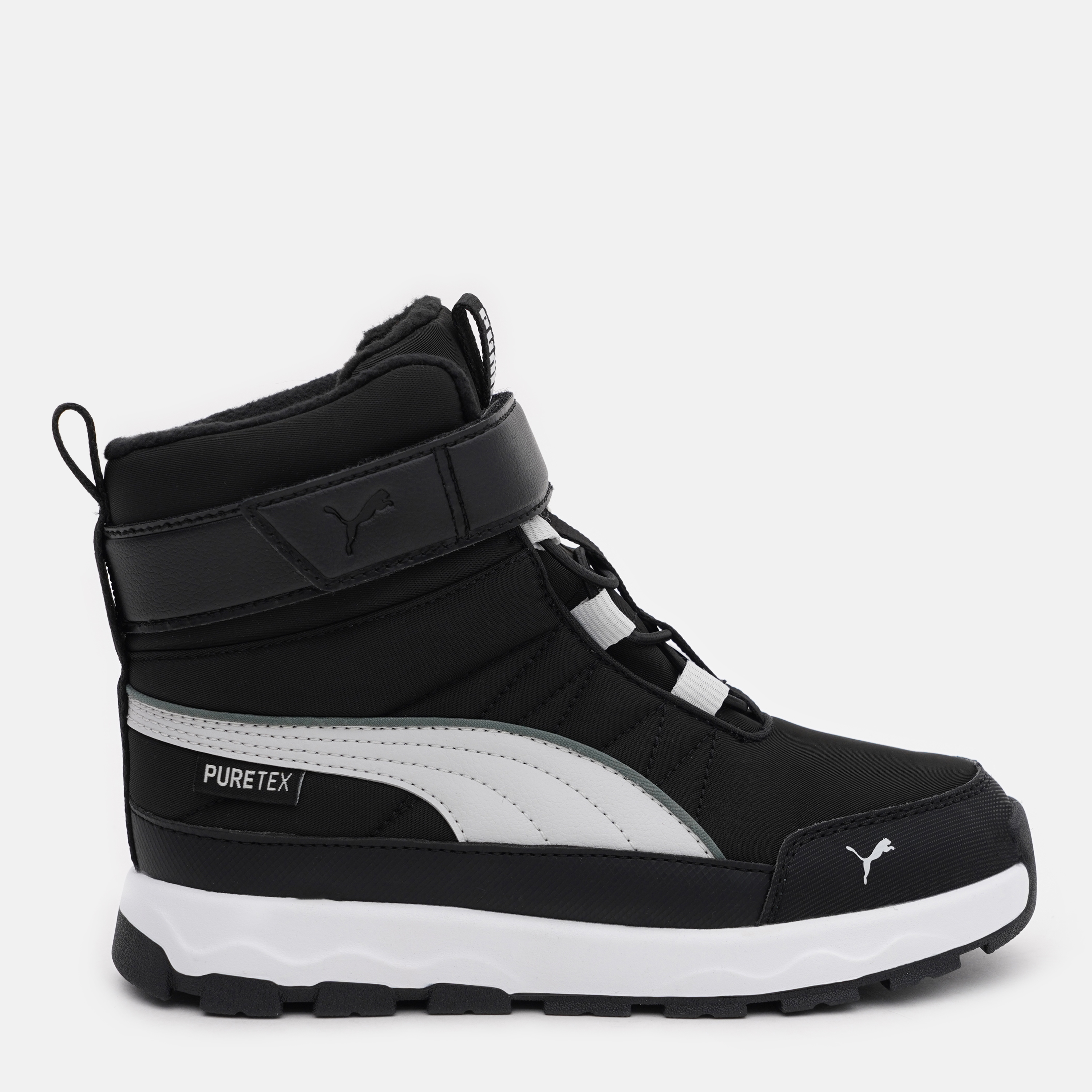 Акція на Дитячі зимові черевики для хлопчика Puma Evolve Boot Puretex AC+PS 39264902 34.5 (2UK) Чорні від Rozetka