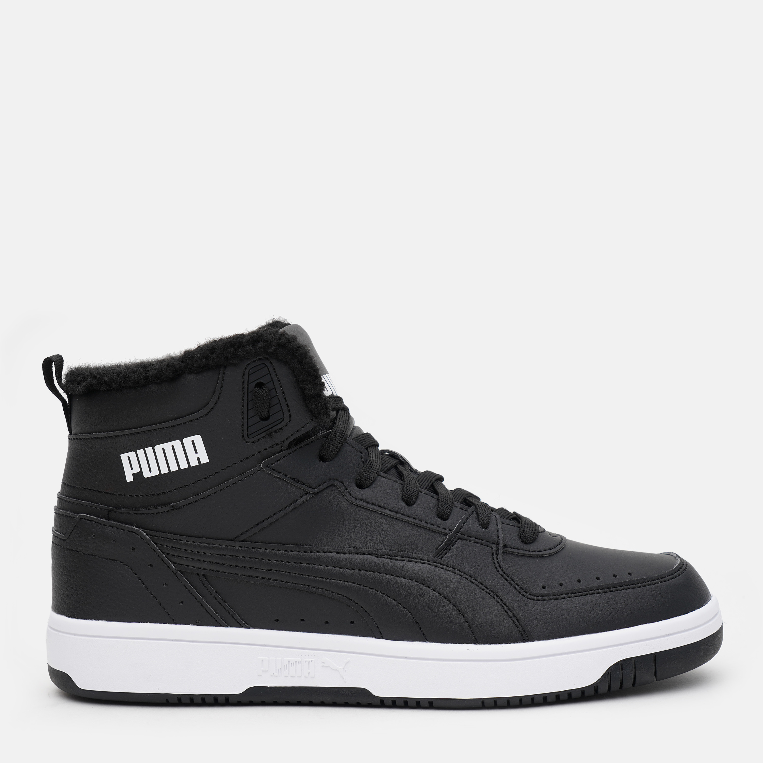 Акція на Підліткові черевики для хлопчика Puma Rebound JOY Fur 37557601 37.5 (4.5UK) Чорні від Rozetka