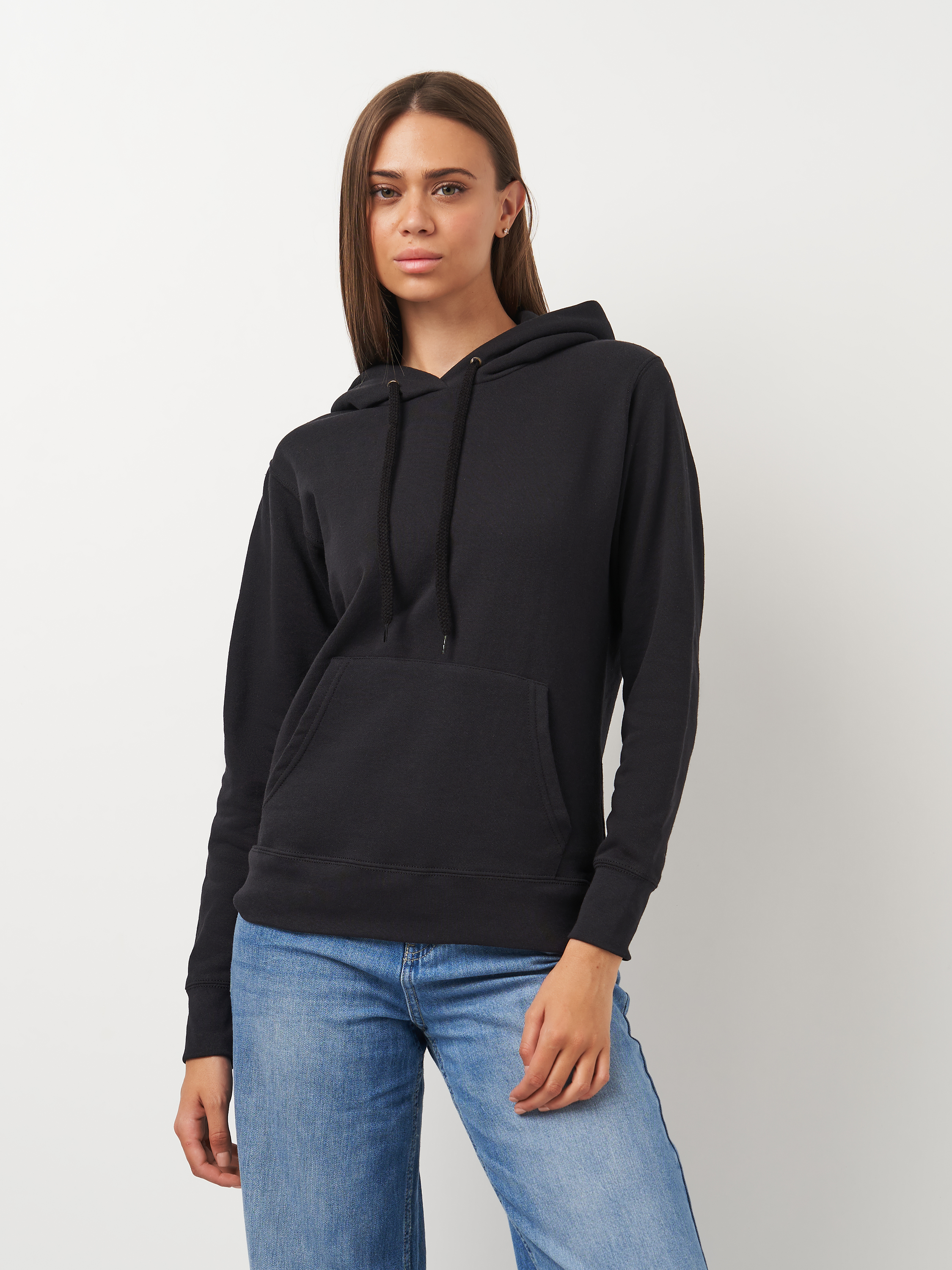 Акція на Худі жіноче Fruit of the loom Lady-Fit Hooded Sweat 062038036 2XL Чорне від Rozetka