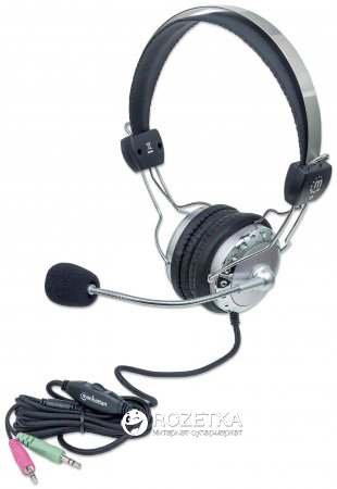 

Наушники Manhattan Headset Stereo Silver (175517)
