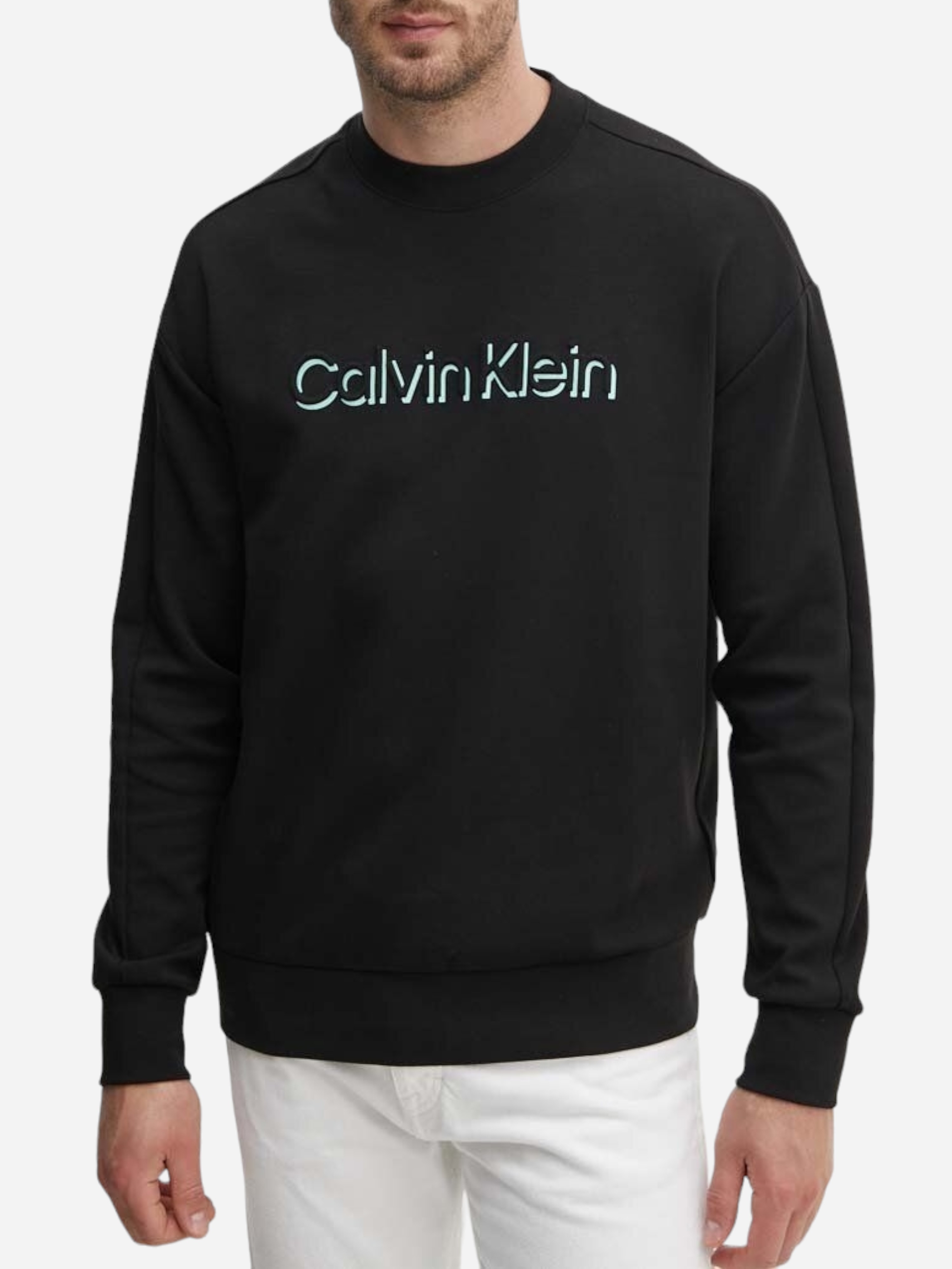 Акція на Світшот чоловічий Calvin Klein K10K113081-PC7 L Чорний від Rozetka