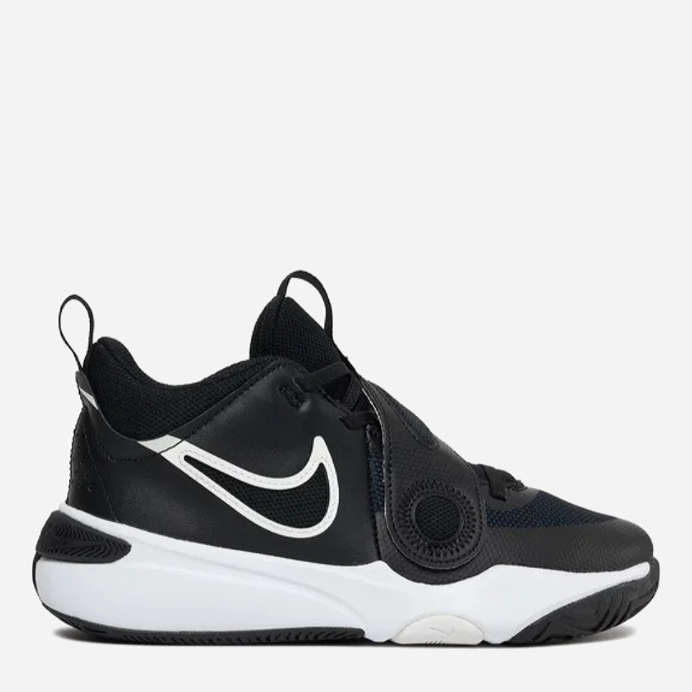 Акція на Підліткові кросівки для хлопчика Nike Team Hustle D 11 (Gs) DV8996-002 40 (7Y) Чорні від Rozetka