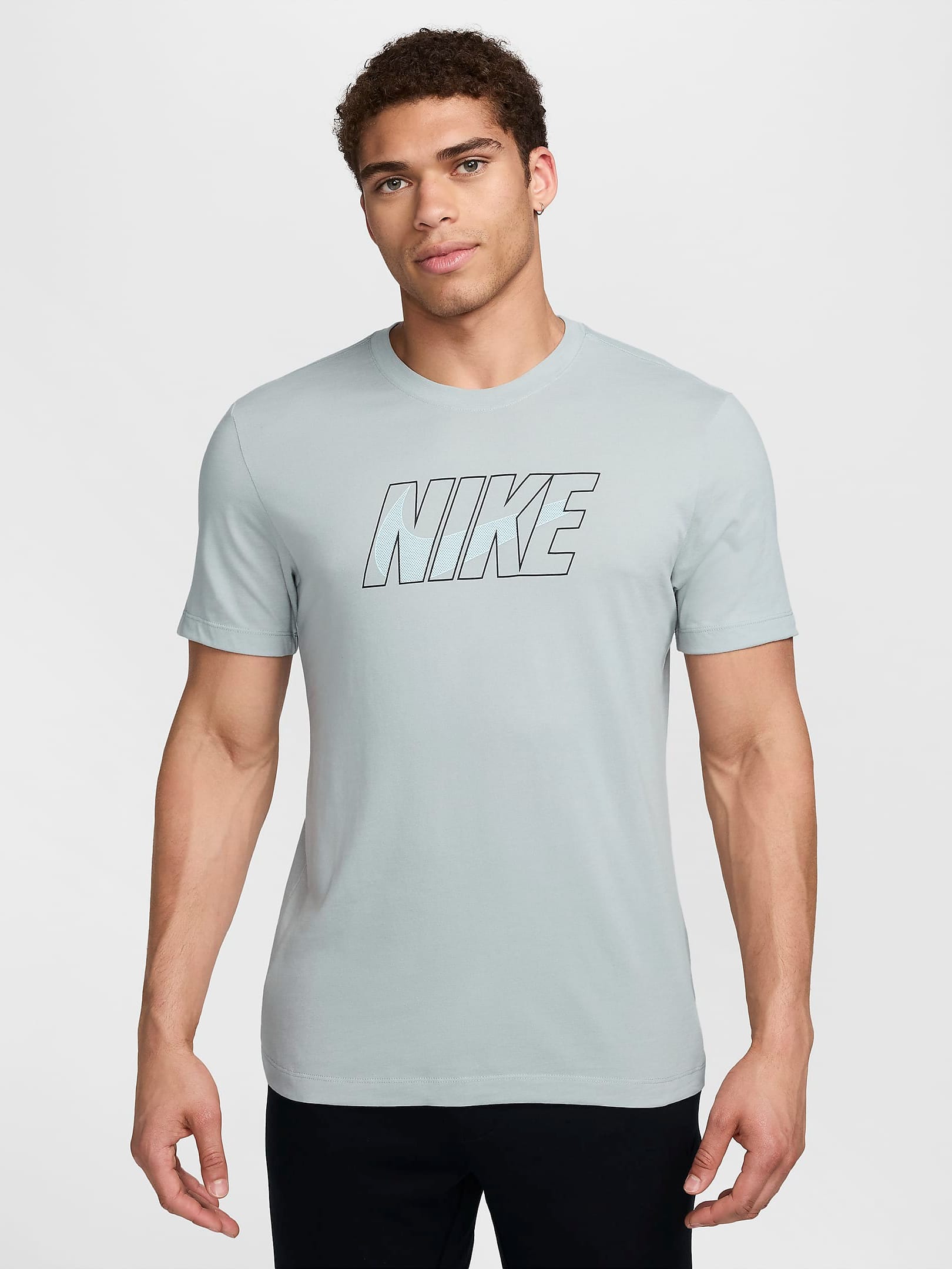 Акція на Футболка чоловіча Nike M Nk Df Tee Slub Hbr FZ8028-063 2XL Сіра від Rozetka