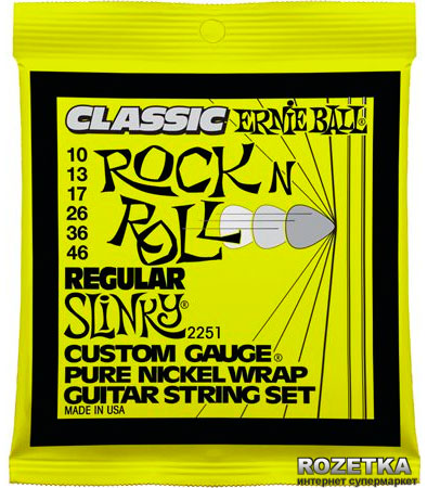 

Ernie Ball Classic Pure Nickel Regular Slinky (P02251)