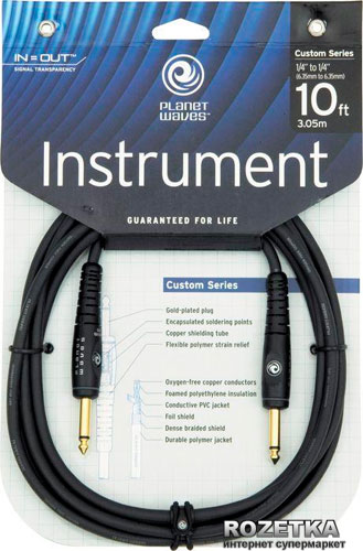 

Инструментальный кабель Planet Waves Custom Series 1.5 м (PWG05)