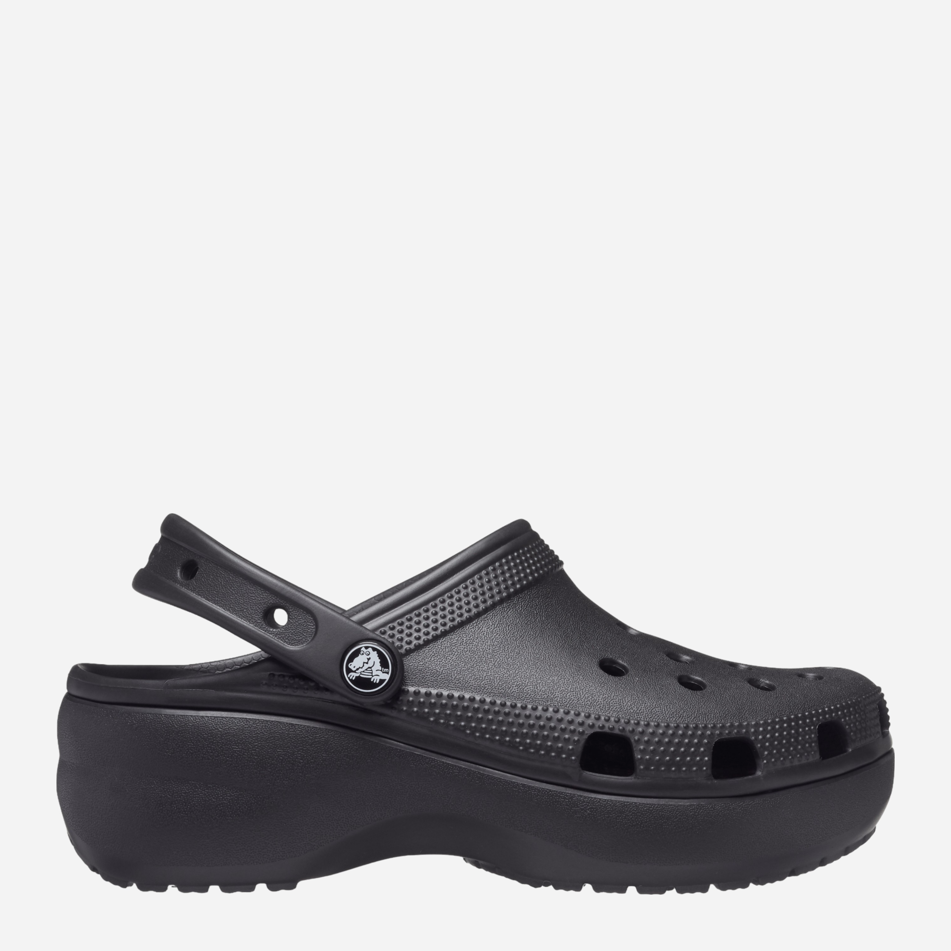 Акція на Жіночі крокси Crocs Classic Platform Clog W 206750-001 37,5 Чорні від Rozetka