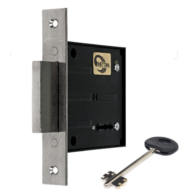 

Замок врезной МЕТТЭМ ЗВ8 801.0.0 сейфовый Хром 5 ключей