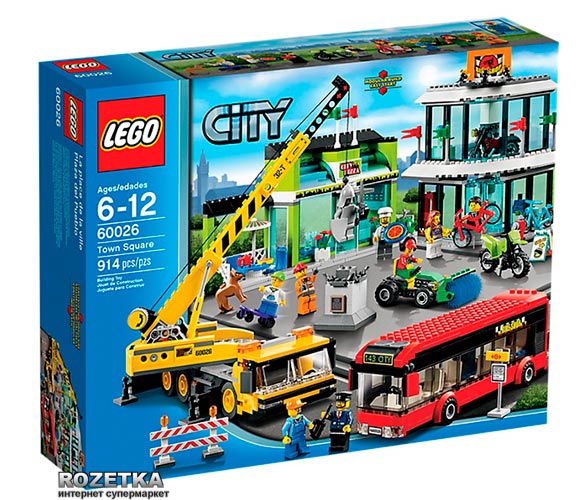 Конструктор LEGO City Городская площадь (60026) – фото, отзывы ...